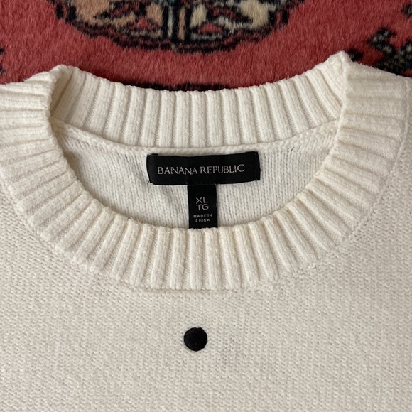 Banana Republic Polka Dot Cotton Sweater - Picture 3 of 8